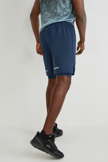 Men - Active shorts - dark blue