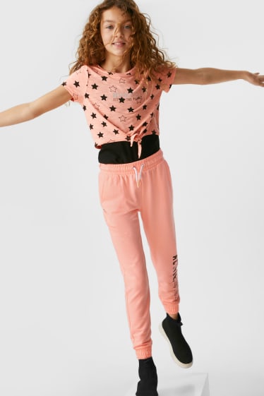 Children - Multipack of 2 - joggers - neon rose