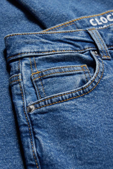 Ados & jeunes adultes - CLOCKHOUSE - loose fit jean - high waist - jean bleu