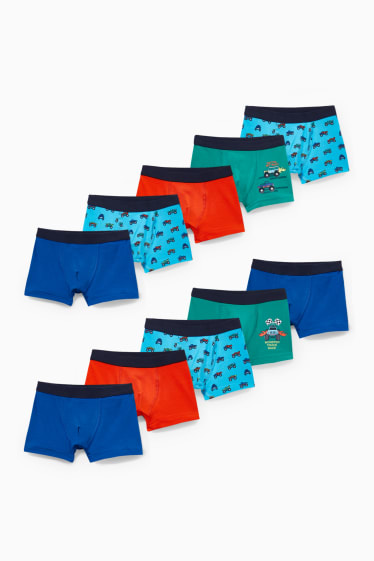 Children - Multipack of 10 - boxer shorts - blue