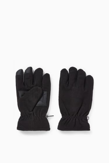 Men - CLOCKHOUSE - touchscreen gloves - black