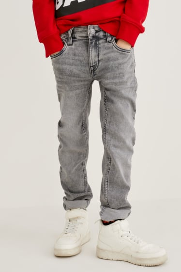 Kinder - Slim Jeans - jeansgrau