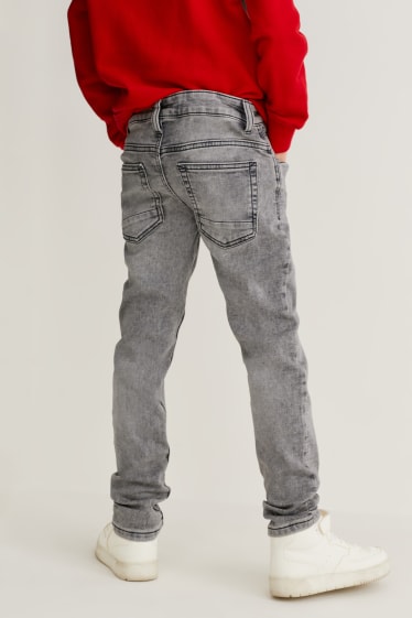 Kinder - Slim Jeans - jeansgrau