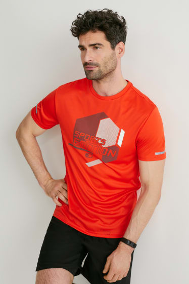 Men - Active T-shirt - neon red