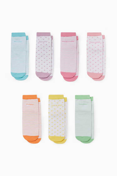 Children - Multipack of 7 - socks - white