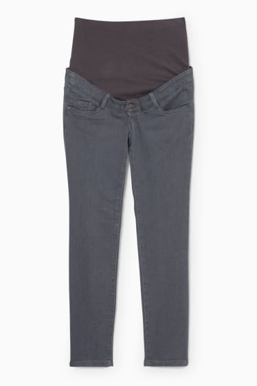 Women - Maternity jeans - slim jeans - denim-gray