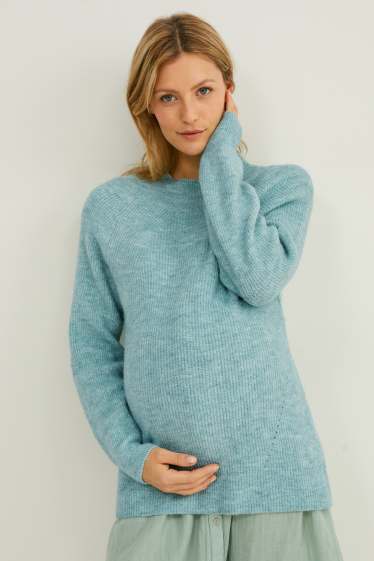 Women - Maternity jumper - green-melange