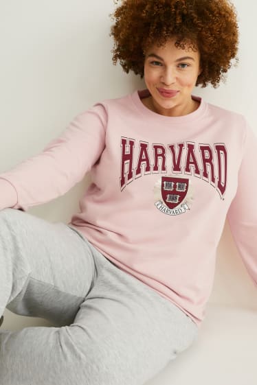 Mujer - Sudadera - Harvard University - coral