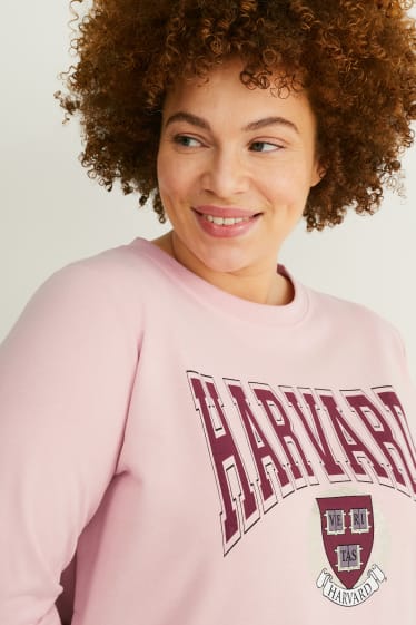 Damen - Sweatshirt - Harvard University - coral