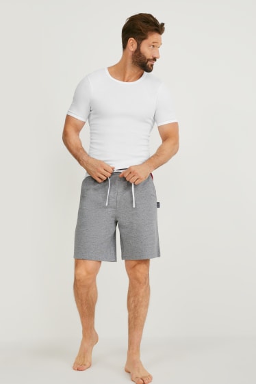 Hombre - Pantalón corto de pijama - gris