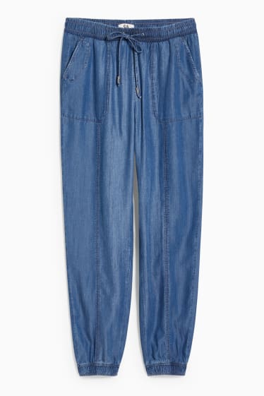 Dámské - Tapered jeans - džíny - modré