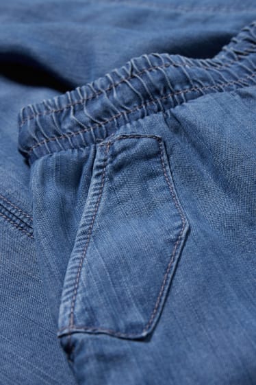 Women - Tapered jeans jeans - blue denim