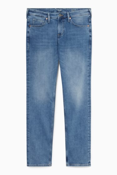 Hommes - Jean coupe droite - jean bleu clair