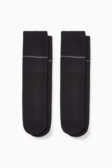Women - Multipack of 2 - non-slip socks - black