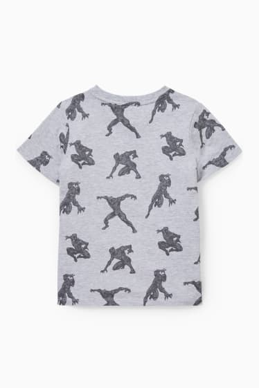 Bambini - Marvel - t-shirt - effetto brillante - grigio chiaro melange