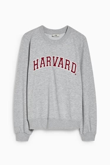 Femmes - Sweat - Harvard University - gris clair chiné