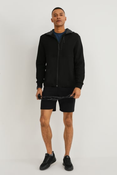 Men - Sweat shorts  - black