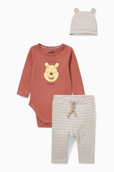 Bébés - Winnie l’ourson - ensemble pour bébé - 3 pièces - marron