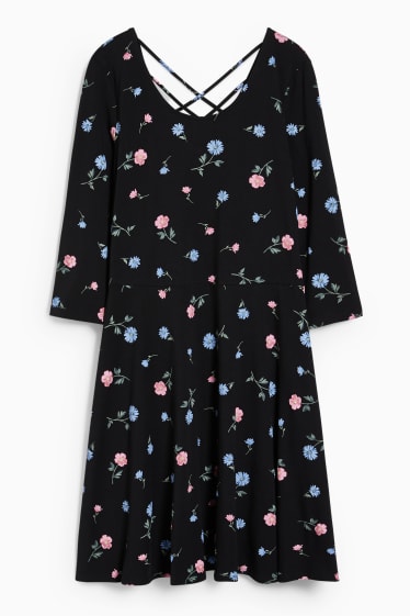 Women - CLOCKHOUSE - dress - floral - dark blue