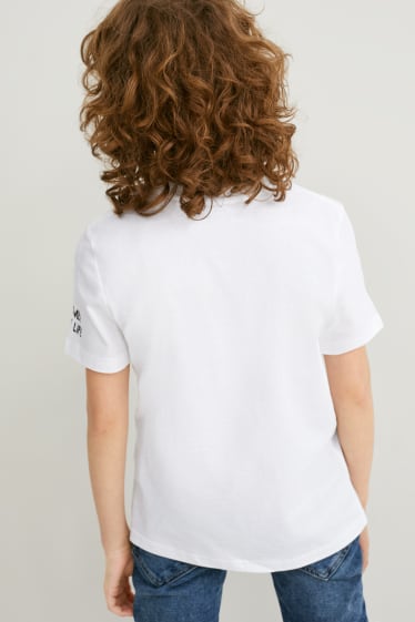 Children - Multipack of 2 - short sleeve T-shirt - white / blue