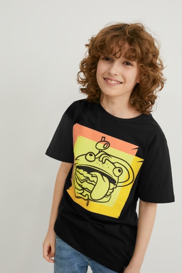 Niños - Fortnite - camiseta de manga corta - negro