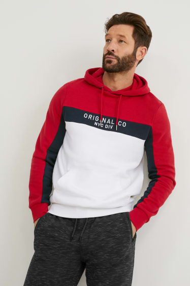 Herren - Hoodie  - rot