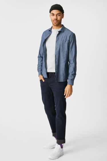 Herren - Slim Jeans - Flex - dunkeljeansblau
