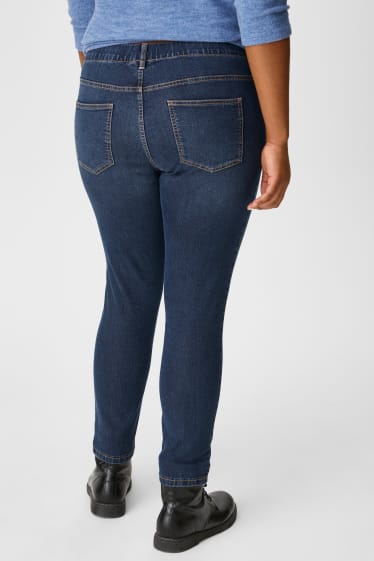 Kobiety - Jegging jeans - LYCRA® - dżins-ciemnoniebieski