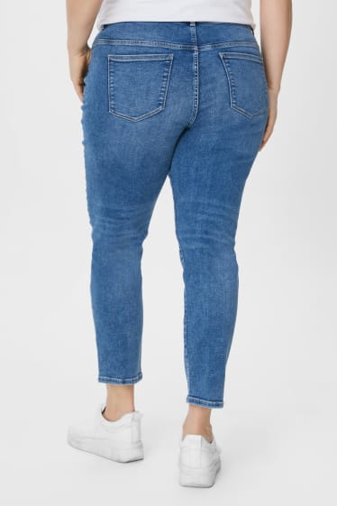 Femmes - Jeans boyfriend - mid waist - jean bleu