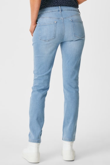 Femei - Jeans gravide - slim jeans - denim-albastru deschis