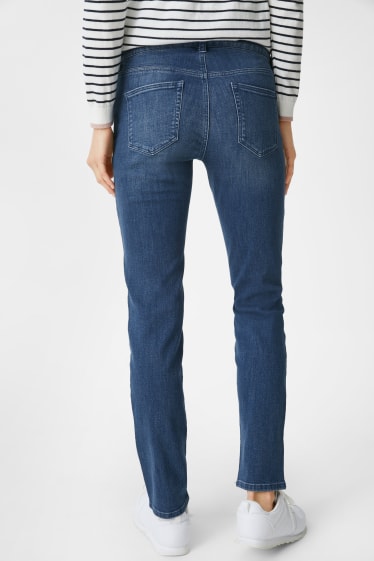 Women - Maternity jeans - straight jeans - denim-dark blue
