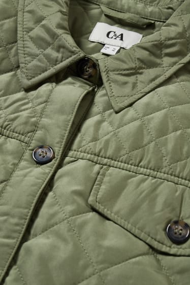 Women - Quilted jacket - green