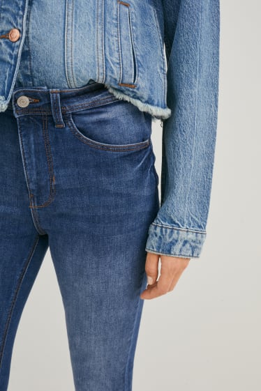 Donna - Skinny jeans - a vita alta  - jeans blu