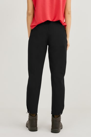 Mujer - Pantalón de senderismo - straight fit - 4 Way Stretch - negro