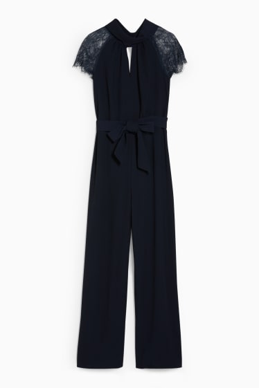 Dames - Jumpsuit - donkerblauw