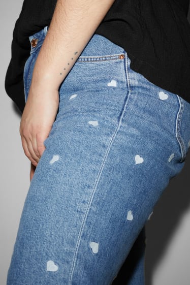 Kobiety - CLOCKHOUSE - slim jeans - wysoki stan - dżins-niebieski