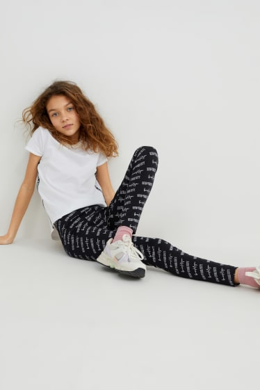 Children - Multipack of 3 - leggings - light gray-melange
