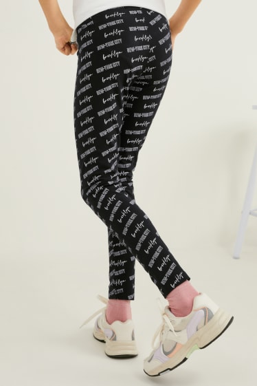 Children - Multipack of 3 - leggings - light gray-melange