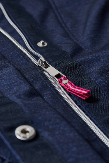 Women - Outdoor jacket with hood - dark blue