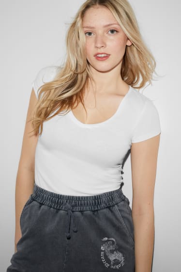 Femmes - CLOCKHOUSE - lot de 2 - T-shirts - blanc / blanc