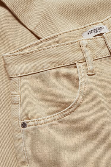 Teens & young adults - CLOCKHOUSE - wide leg jeans - high waist - creme