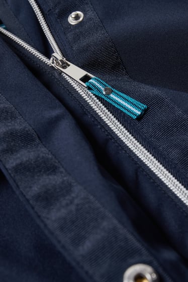 Women - Outdoor coat with hood - dark blue