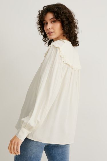 Women - Blouse - cremewhite