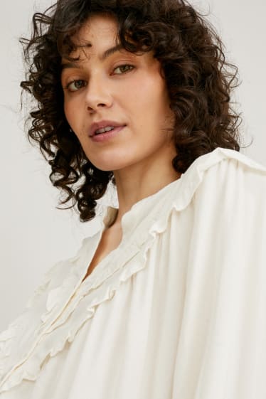 Women - Blouse - cremewhite