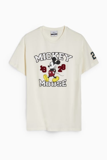 Femmes - CLOCKHOUSE - T-shirt - Mickey Mouse - blanc crème