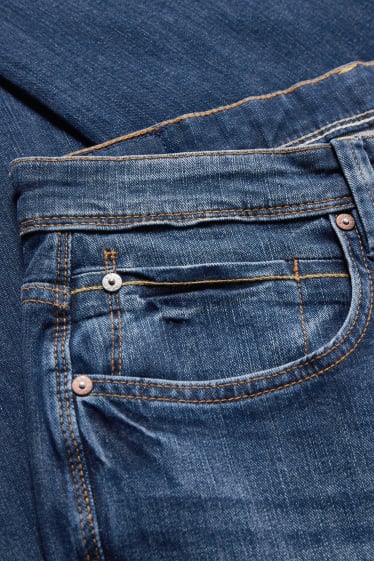 Pánské - Straight jeans - Flex - LYCRA® - džíny - tmavomodré