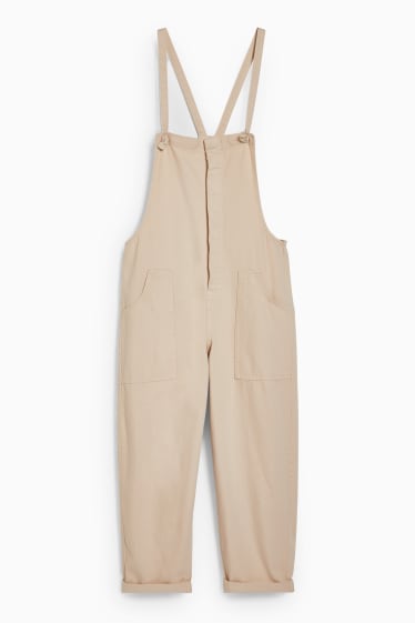 Teens & young adults - CLOCKHOUSE - dungarees - beige