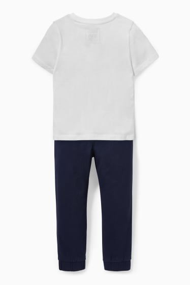 Bambini - Ruspe - set - t-shirt e pantaloni - 2 pezzi - bianco