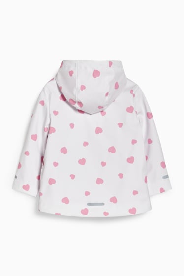 Bambine - Giacca tecnica con cappuccio - bianco