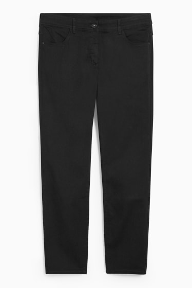 Femmes - Pantalon - coupe slim - noir